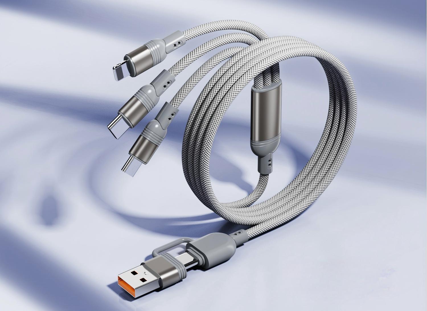 CB100W 100W 5A Super fast charging cable with tube